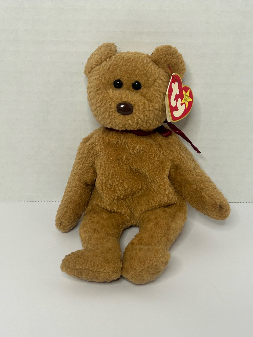 Vintage RARE Ty Beanie Baby - Curly Original Tags DOB April 12 1996 New with ta